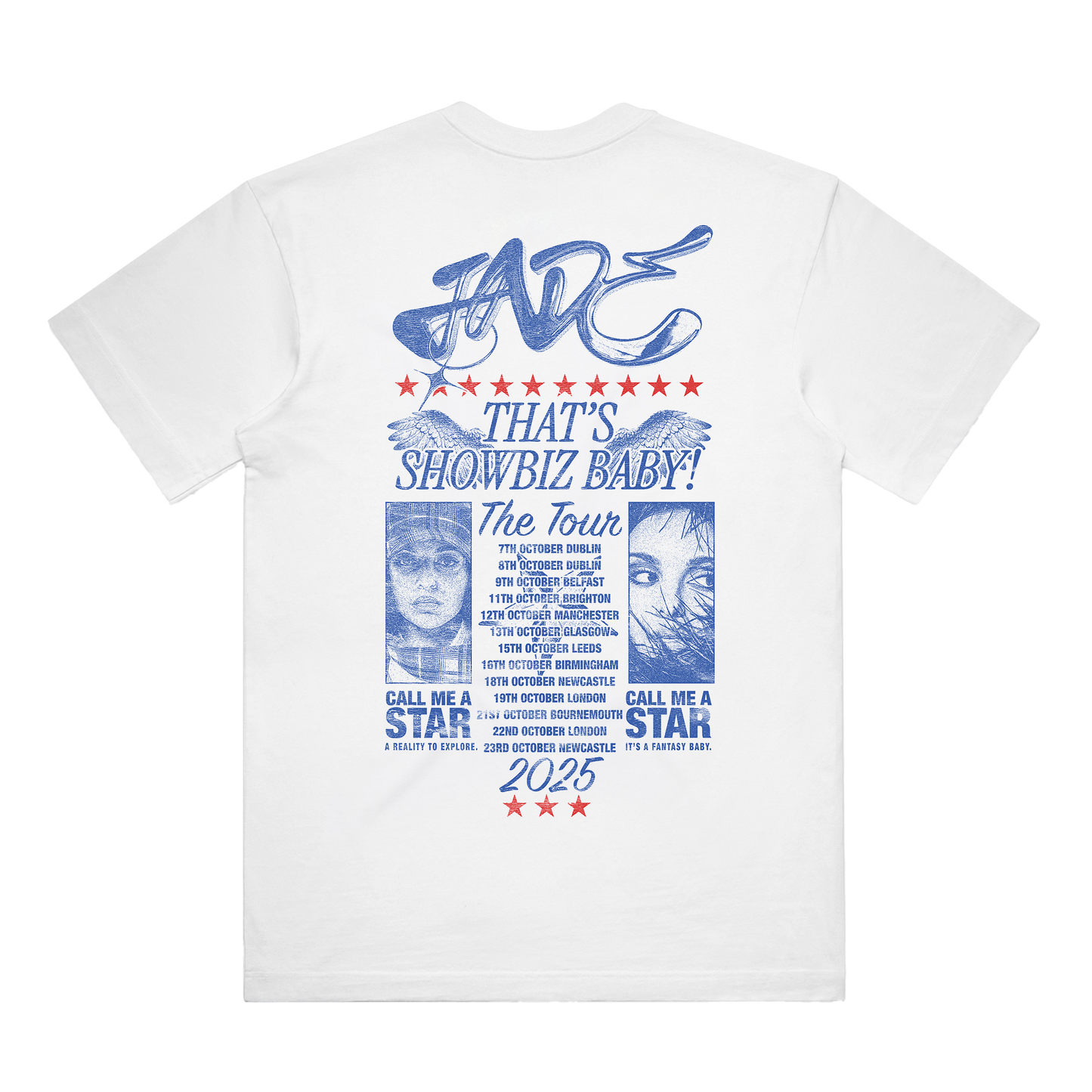 THAT'S SHOWBIZ BABY! THE TOUR DATEBACK TEE
