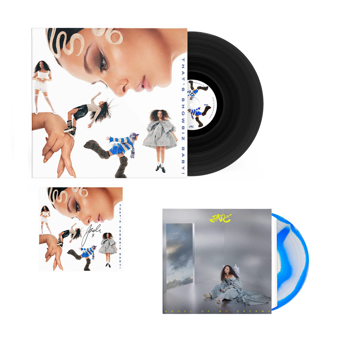 THAT'S SHOWBIZ BABY! SIGNED STANDARD VINYL + ANGEL OF MY DREAMS 7" VINYL (EXCLUSIVE COLOURWAY)
