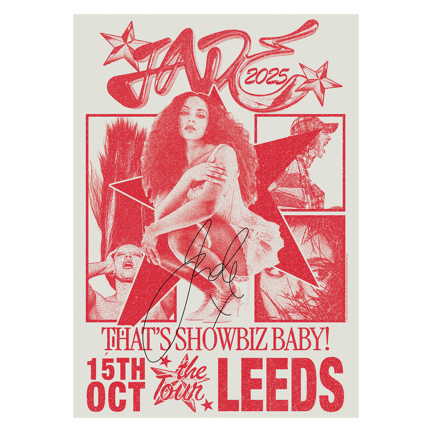 THAT'S SHOWBIZ BABY! SIGNED TOUR POSTER
