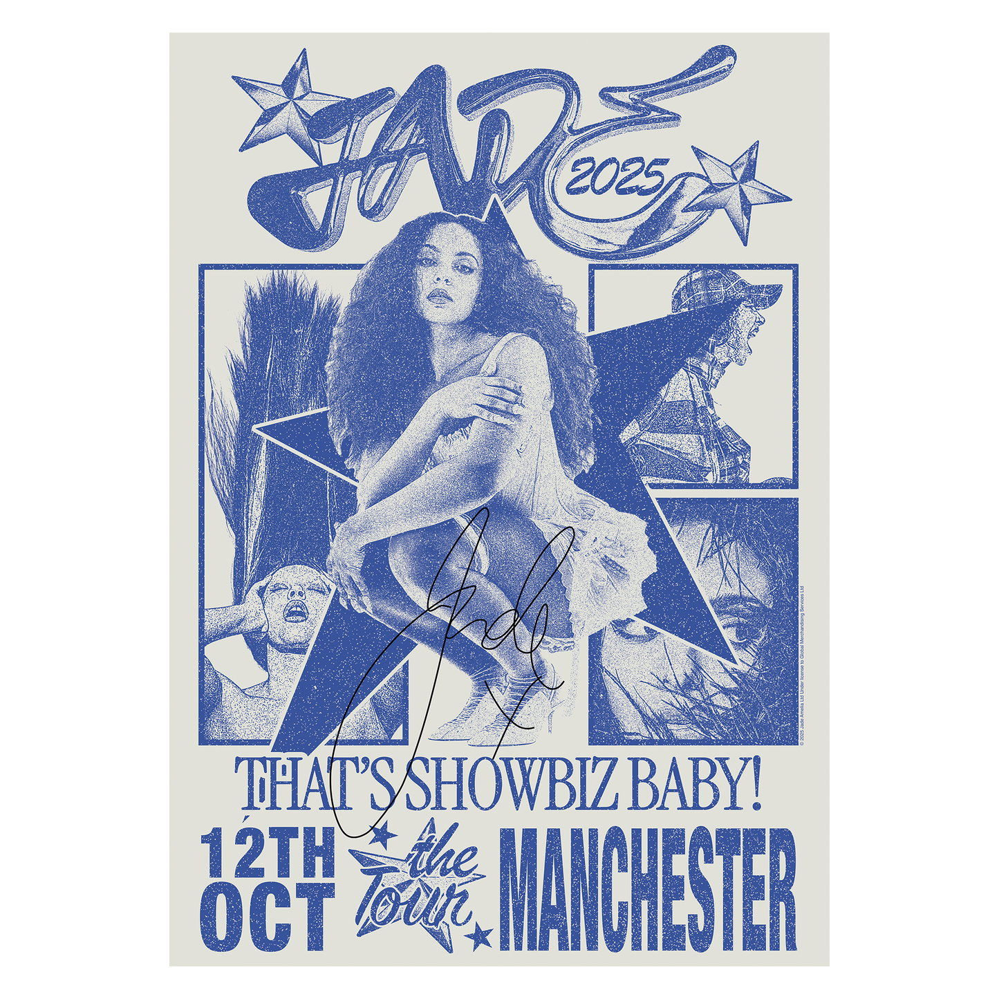 THAT'S SHOWBIZ BABY! SIGNED TOUR POSTER