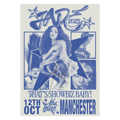 THAT'S SHOWBIZ BABY! SIGNED TOUR POSTER