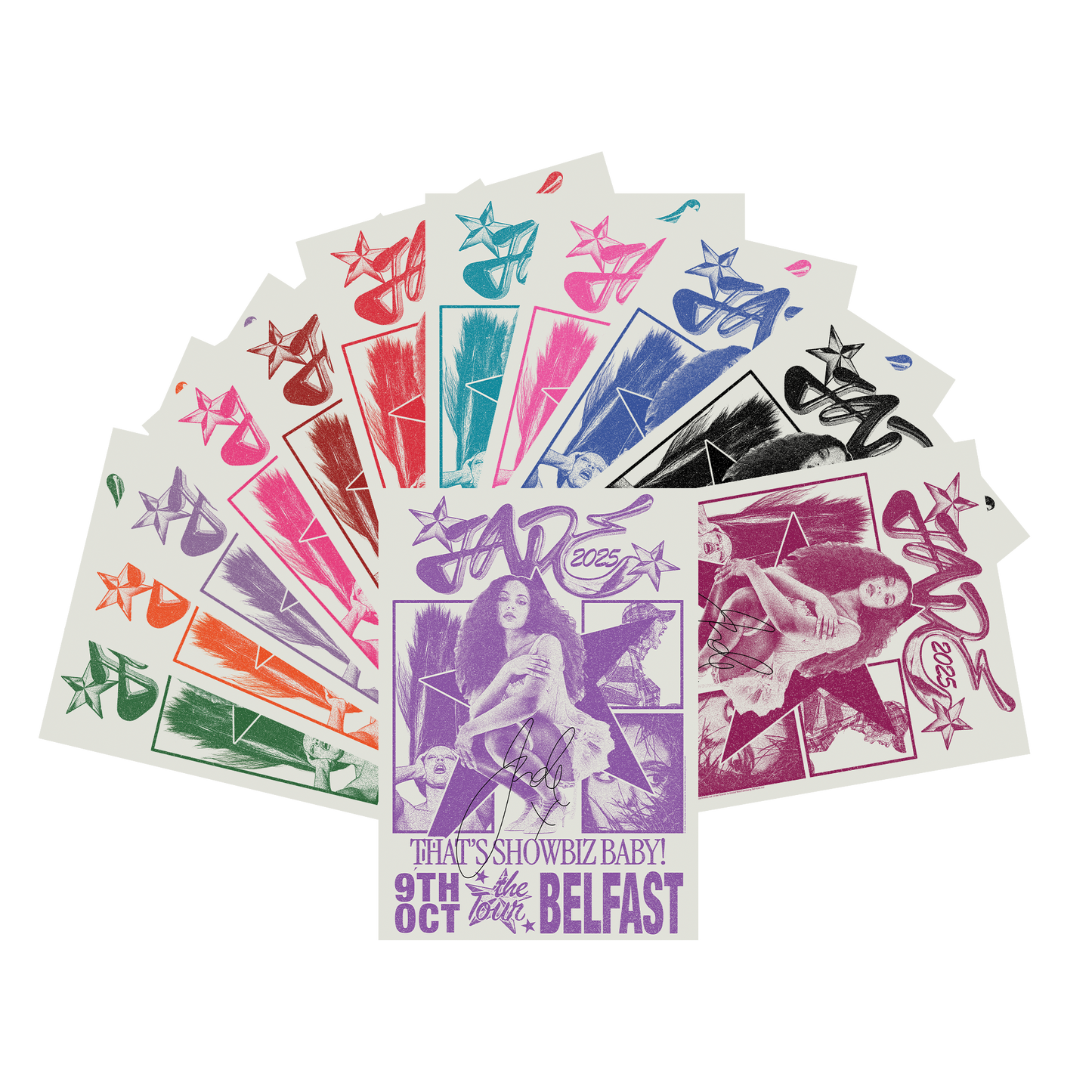 THAT'S SHOWBIZ BABY! SIGNED TOUR POSTER