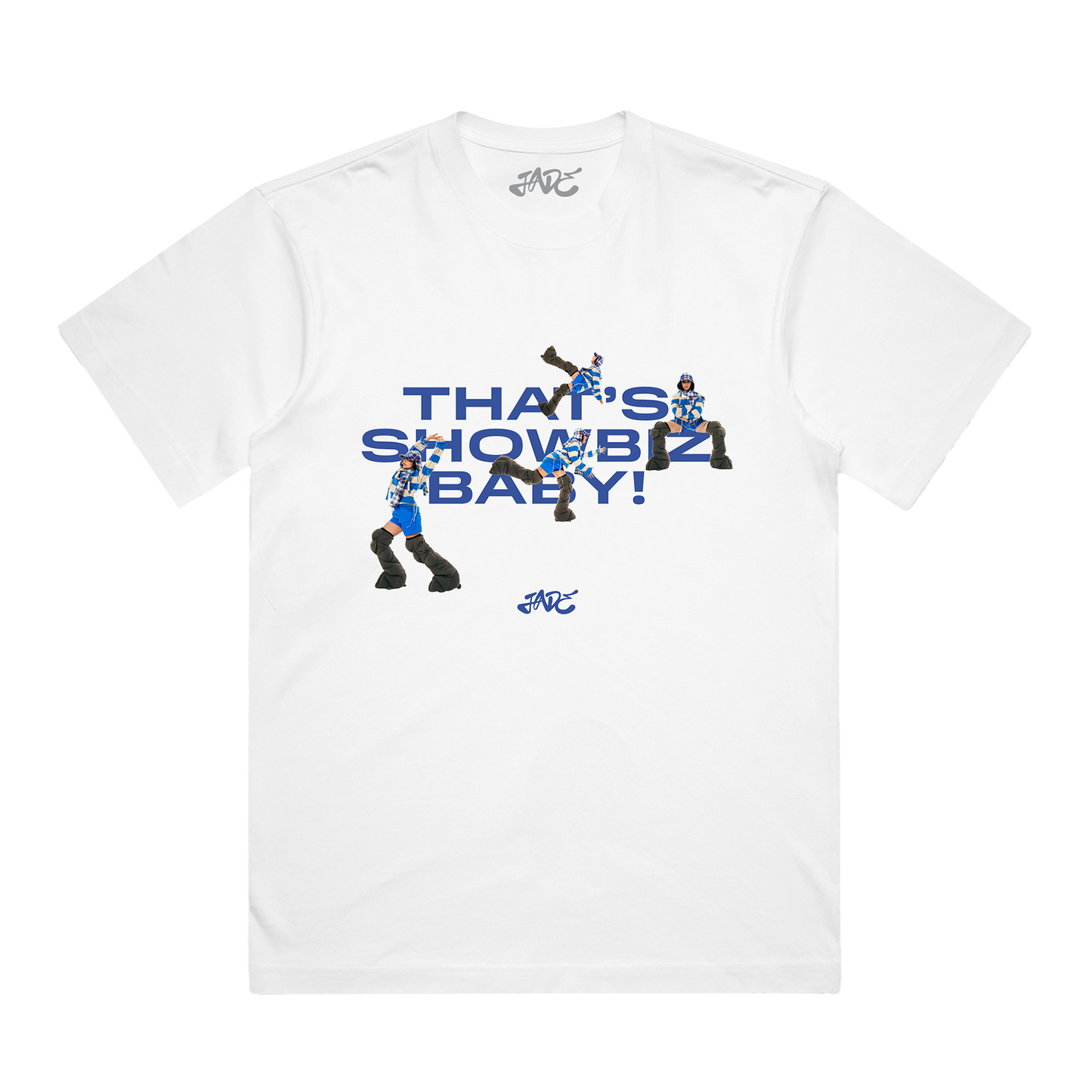 THAT'S SHOWBIZ BABY! FIGURES + TRACKLISTING TEE