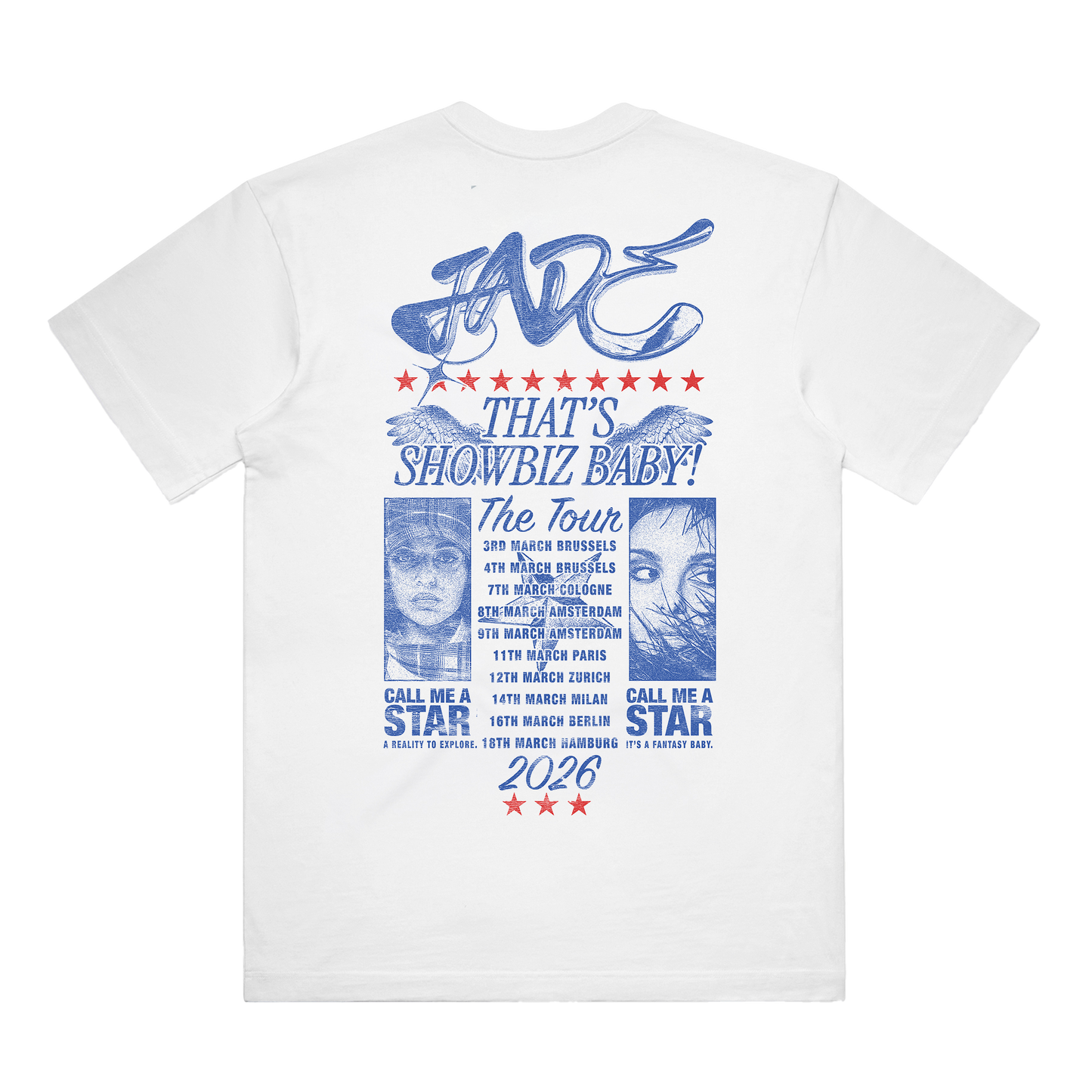 THAT'S SHOWBIZ BABY! TOUR 2026 DATEBACK TEE