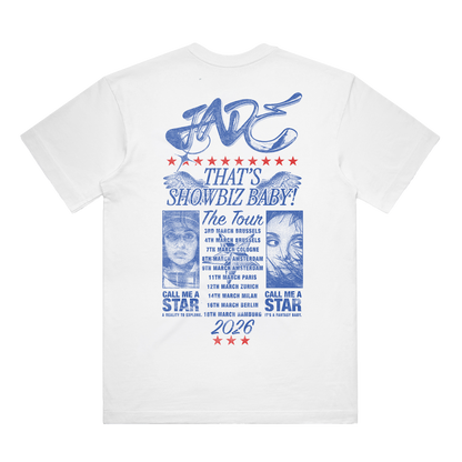 THAT'S SHOWBIZ BABY! TOUR 2026 DATEBACK TEE