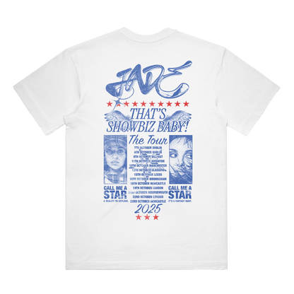 THAT'S SHOWBIZ BABY! THE TOUR DATEBACK TEE