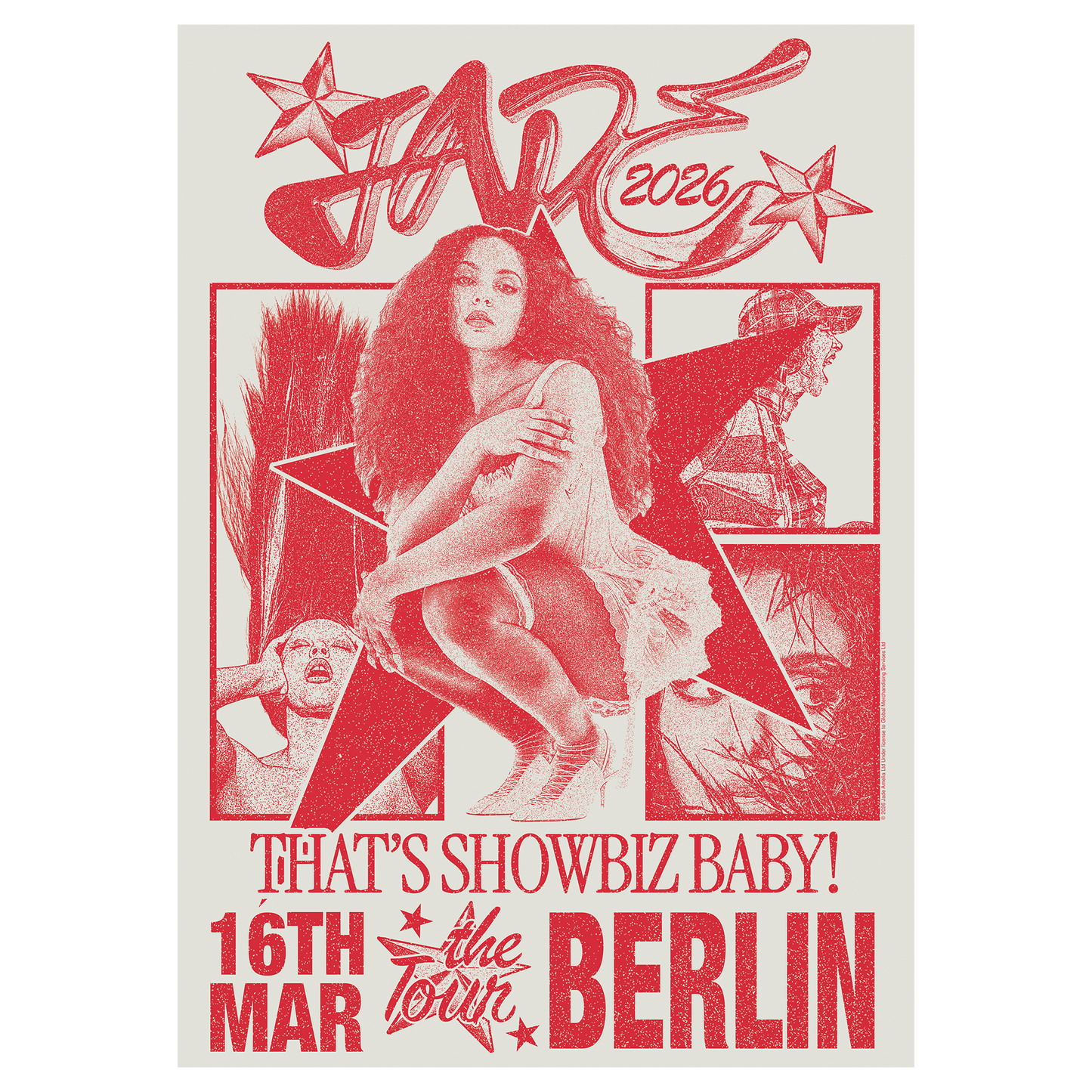 THAT'S SHOWBIZ BABY! SIGNED 2026 EU TOUR POSTER