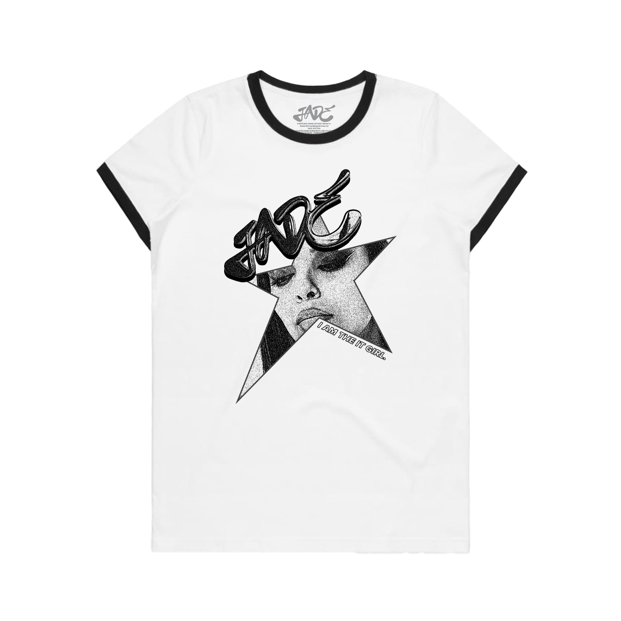 JADE IT GIRL STAR RINGER TEE