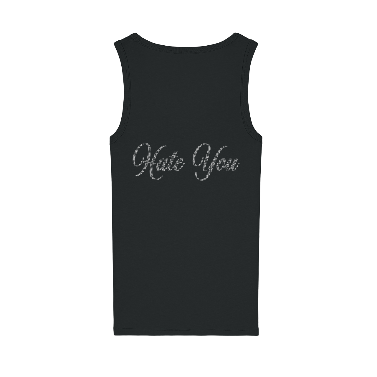 LOVE YOU HATE YOU DIAMANTE VEST