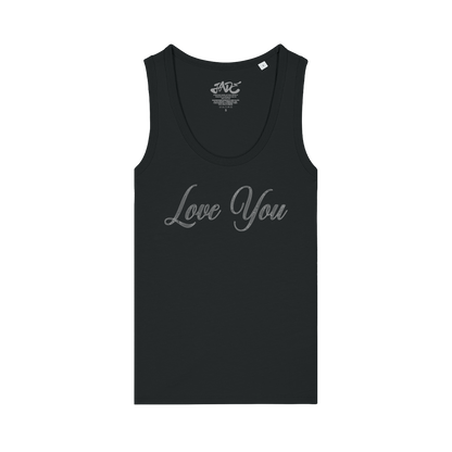 LOVE YOU HATE YOU DIAMANTE VEST